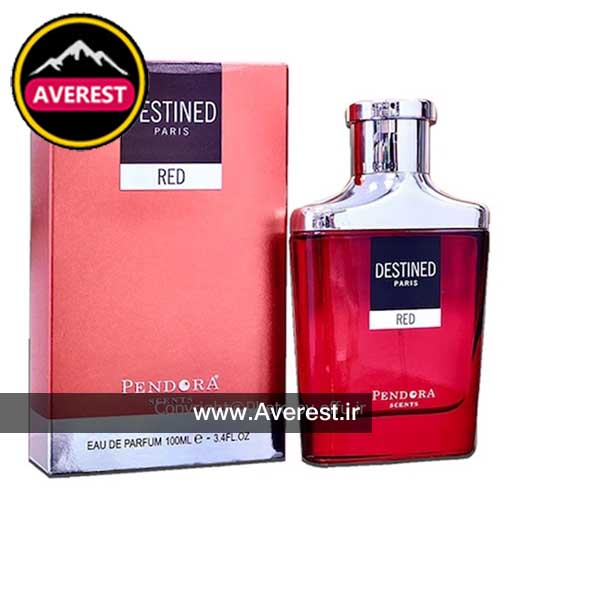 ادو پرفیوم مردانه پندورا مدل دستند قرمز Pendora Destined Red